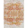 Image de Tapis vintage oriental orange/blanc 200x275