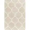 Image de Tapis shaggy oriental blanc/beige 160x220