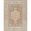 Image de Tapis vintage lavable en machine orange/jaune 160x213