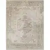 Image de Tapis vintage lavable en machine vert/brun 160x213