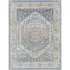 Image de Tapis vintage lavable en machine bleu/gris 160x213