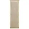 Image de Tapis d'extérieur/intérieur aspect jute beige/noir 80x220