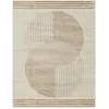 Image de Tapis scandinave moderne beige/brun 120x170