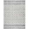 Image de Tapis berbère ethnique blanc/gris 120x170