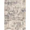Image de Tapis abstrait moderne crème/bleu 120x170
