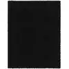Image de Tapis Shaggy Uni Noir 120x180