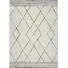 Image de Tapis berbère ethnique ivoire/noir 160x213