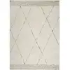 Image de Tapis berbère ethnique ivoire/marron 200x275