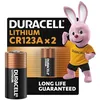 Image de DURACELL CR123 Piles au lithium haute puissance 3V (CR123A / CR17345) (lot de 2)   longue durée   Pour appareils photos, lampes de poche, détecteurs de fumée en occasion ou reconditionné