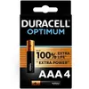 Image de alcalines AAA Optimum 1,5 V LR03 pack de 4