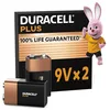 Image de DURACELL 9V Plus Piles Alcalines (Lot de 2) 6LR61 en occasion ou reconditionné