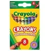 Image de CRAYOLA - 8 - LOISIR CREATIF - 8 CRAYONS CIRE CRAYOLA