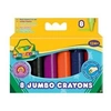 Image de - Boîte de 8 maxi crayons en cire