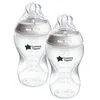 Image de Tommee Tippee Biberons, Biberon Anti-colique Natural Start, 340ml, lot de 2, tétine imitant la forme du sein pour une prise en bouche naturelle en occasion ou reconditionné