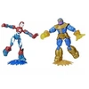 Image de figurines Avengers Dualpack Iron Patriot/Thanos 4-pièces