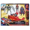 Image de Pack de 3 figurines articulées avec véhicule jet araignée 3 Marvel