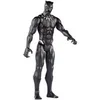 Image de Figurine Hasbro Marvel Avengers Titan Hero Black Panther deluxe Noir 30 cm 5010996214669