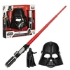 Image de pack côté obscur dark vador, sabre laser rouge, masque dark vador et figurine de 15 cm, accessoire, des 4 ans, star wars