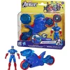 Image de Marvel Avengers Epic World Of Action Moto Lance-bouclier Cap Pour Enfant