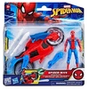 Image de Figurine Spider-Man Marvel Epic World of Action Arachno-moto lance-toile
