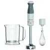 Image de Pied Mixeur HBM40.002WH 850W Batteur en Métal Ajustement Rotatif Facile Acier Inoxydable Gris