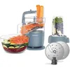 Image de Kenwood MultiPro Compact - Processeur alimentaire avec Express Serve, lame en acier inoxydable, disques pour couper et râper, récipient de 600 ml, fonction Pulse, bleu tempête (FDP23.380GY) en occasion ou reconditionné