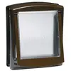 Image de Porte a 2 voies pour chiens 730 Petit 17,8 x 15,2 cm Marron