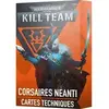 Image de Jeux de société Games Workshop Warhammer 40k - Kill Team Datacards Corsaires Neantis (Fr) Orange TU 01050104004