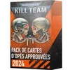 Image de Jeux de société Games Workshop Warhammer 40k - Kill Team Cartes d'opes approuvees (Fr) Noir TU 01050199055