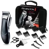Image de Remington Tondeuse Cheveux [Kit Coiffeur Professionnel] Stylist Noir & Argent (Lames Céramique Auto-Affûtées, Secteur/Sans fil-Batterie Lithium, 8 Sabots, Mallette pro + accessoires) Tondeuse HC363C en occasion ou reconditionné