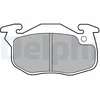 Image de Kit De Plaquettes De Frein, Frein À Disque Lp1053 Delphi Delphi Lp1053 Citroen;Peugeot;Renault