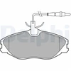 Image de Kit De Plaquettes De Frein, Frein À Disque Lp986 Delphi Delphi Lp986 Citroen;Peugeot