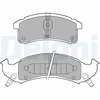 Image de Kit De Plaquettes De Frein, Frein À Disque Lp897 Delphi Delphi Lp897 Buick;Cadillac;Chevrolet;Pontiac