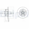Image de Disque De Frein Delphi Bg3030 Audi