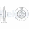 Image de Disque De Frein Delphi Bg3061 Acura;Honda