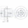Image de Disque De Frein Delphi Bg3141 Opel;Vauxhall
