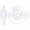 Image de Disque De Frein Delphi Bg3189 Toyota