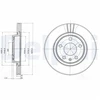 Image de Disque De Frein Delphi Bg3198 Audi;Seat;Volkswagen
