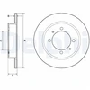 Image de Disque De Frein Delphi Bg3203 Mitsubishi;Volvo