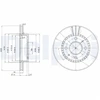 Image de Disque De Frein Delphi Bg3206 Nissan