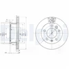Image de Disque De Frein Delphi Bg3236 Mercedes-Benz;Nissan;Volkswagen