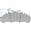 Image de Kit De Plaquettes De Frein, Frein À Disque Lp1105 Delphi Delphi Lp1105 Nissan;Renault