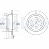 Image de Disque De Frein Delphi Bg3353 Isuzu;Opel;Vauxhall
