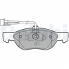 Image de Kit De Plaquettes De Frein, Frein À Disque Lp1413 Delphi Delphi Lp1413 Alfa Romeo;Fiat;Lancia