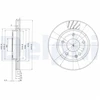 Image de Disque De Frein Delphi Bg3395 Mercedes-Benz