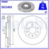 Image de Disque De Frein Delphi Bg3405 Opel;Vauxhall