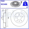 Image de Disque De Frein Delphi Bg3406 Opel;Vauxhall