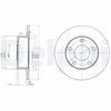 Image de Disque De Frein Delphi Bg3382 Audi