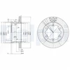 Image de Disque De Frein Delphi Bg3399 Mercedes-Benz;Volkswagen