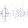 Image de Disque De Frein Delphi Bg3426 Land Rover;Toyota